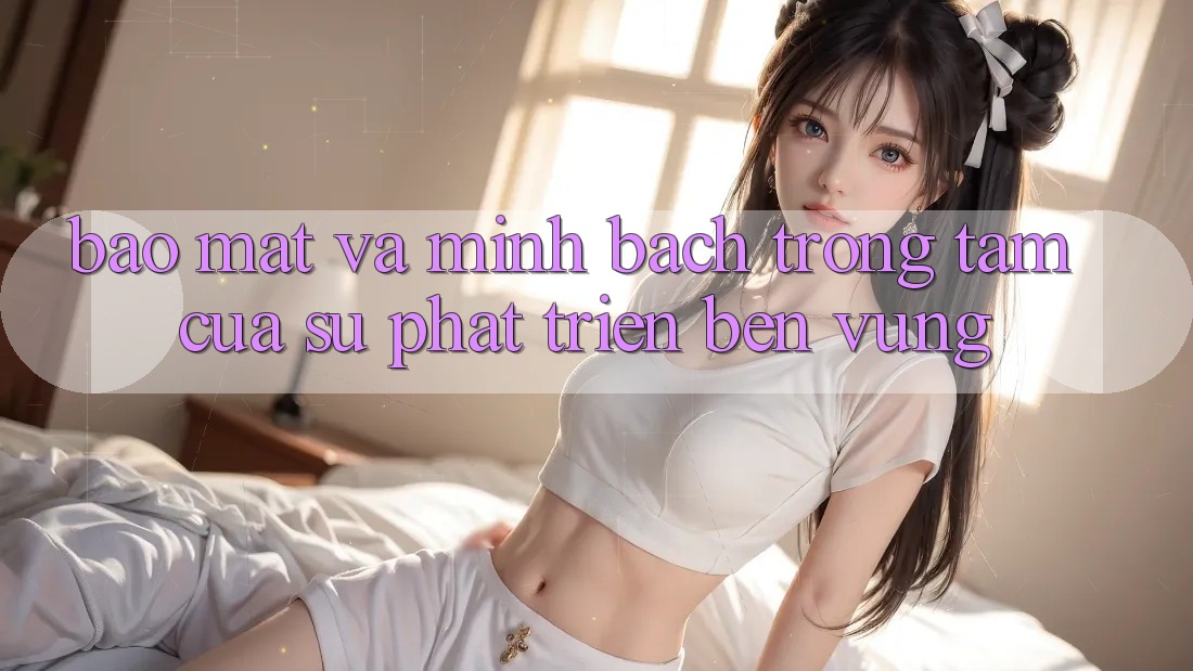 Bảo Mật Và Minh Bạch: Trọng Tâm Của Sự Phát Triển Bền Vững