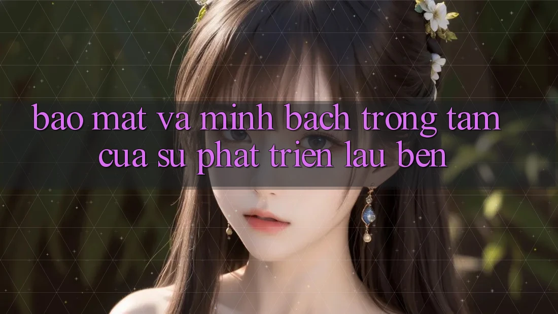 Bảo Mật Và Minh Bạch: Trọng Tâm Của Sự Phát Triển Lâu bền