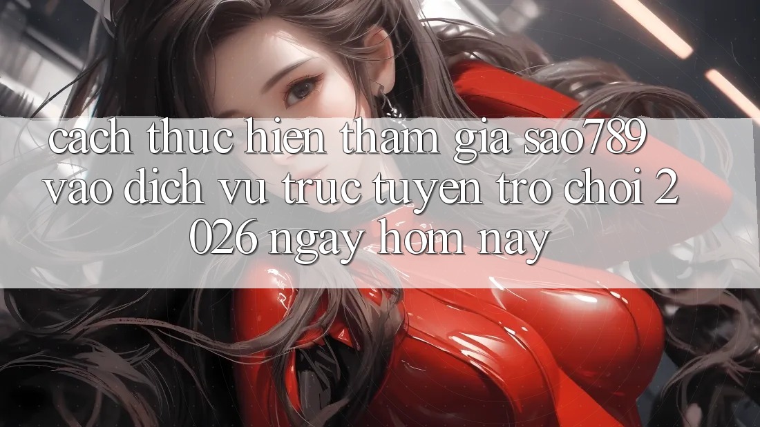 Cách thực hiện Tham Gia sao789 - Vào Dịch vụ trực tuyến Trò chơi 2026 - Ngay Hôm Nay Cách thực hiện Tham Gia sao789 - Vào Dịch vụ trực tuyến Trò chơi 2026 - Ngay Hôm Nay
