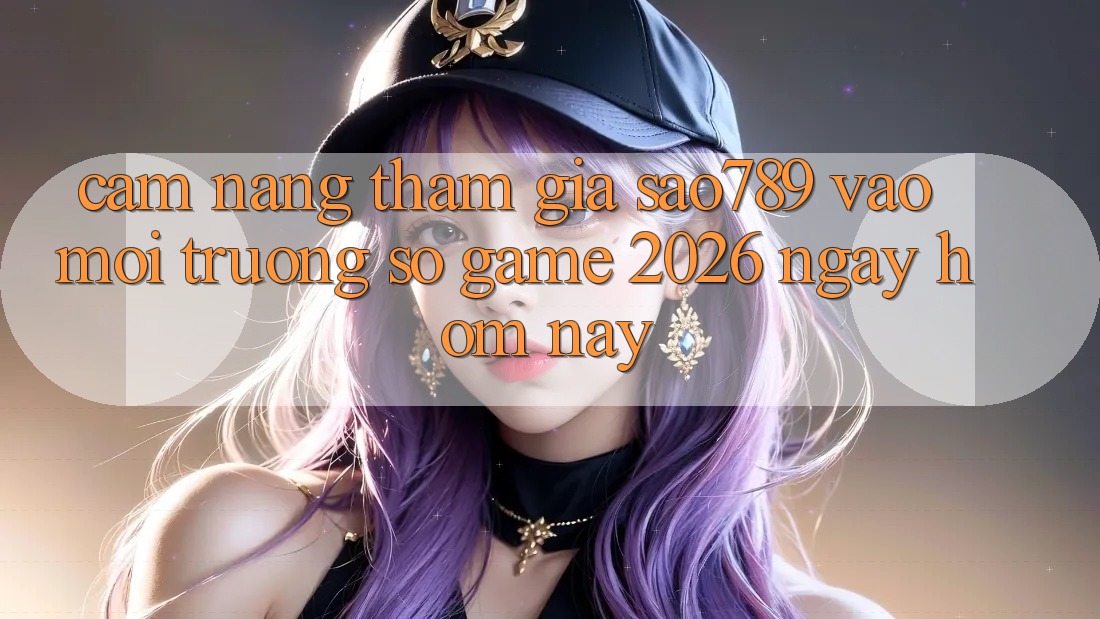 Cẩm nang Tham Gia sao789 - Vào Môi trường số Game 2026 - Ngay Hôm Nay