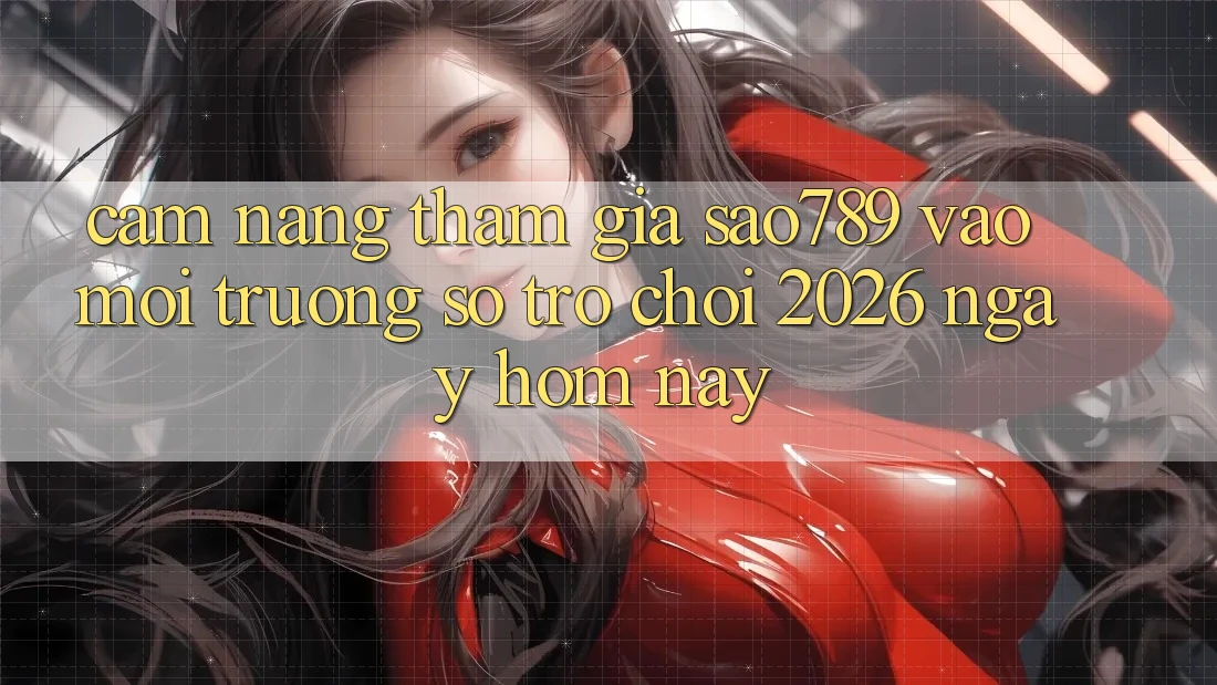Cẩm nang Tham Gia sao789 - Vào Môi trường số Trò chơi 2026 - Ngay Hôm Nay