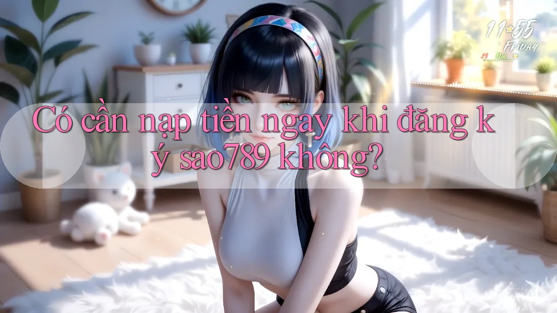 Có cần nạp tiền ngay khi đăng ký sao789 không?