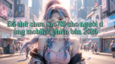 Đã thử chưa Sao789 cho người dùng mobile, phiên bản 2026