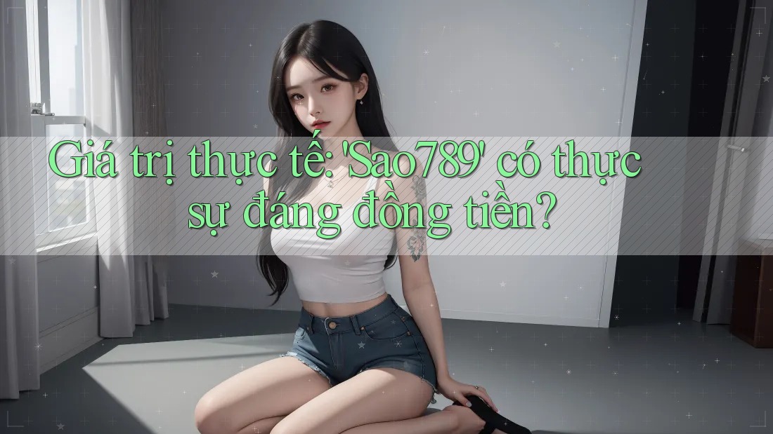 Giá trị thực tế: 'Sao789' có thực sự đáng đồng tiền? Giá trị thực tế: 'Sao789' có thực sự đáng đồng tiền?