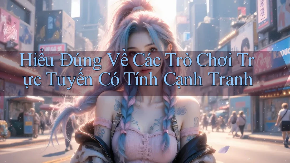 Hiểu Đúng Về Các Trò Chơi Trực Tuyến Có Tính Cạnh Tranh