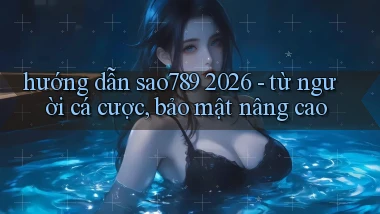 hướng dẫn sao789 2026   từ người cá cược, bảo mật nâng cao