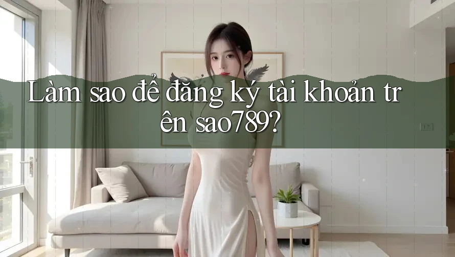 Làm sao để đăng ký tài khoản trên sao789? Làm sao để đăng ký tài khoản trên sao789?