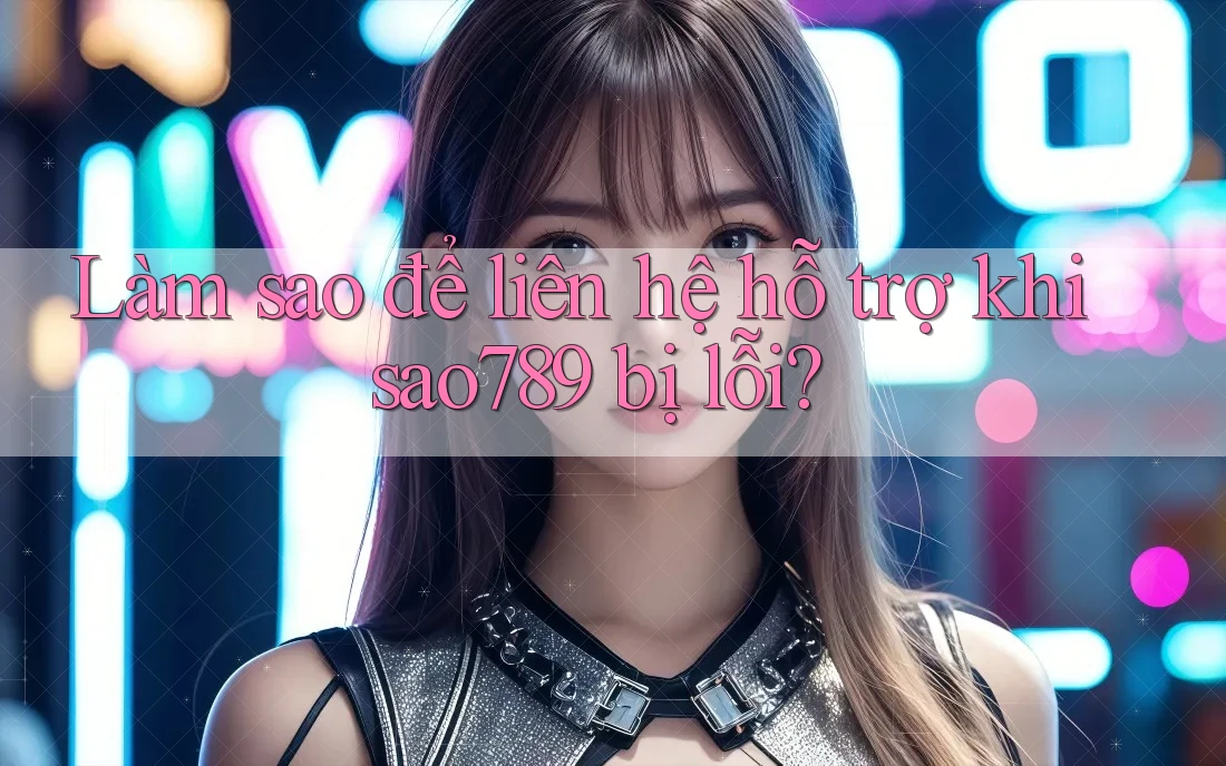 Làm sao để liên hệ hỗ trợ khi sao789 bị lỗi?