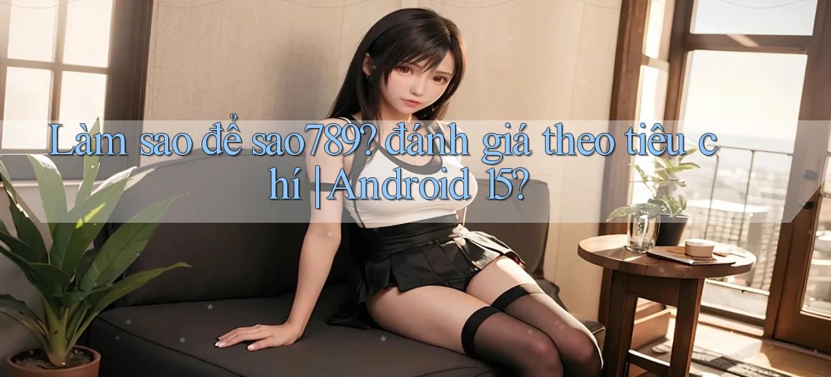 Làm sao để sao789 đánh giá theo tiêu chí Android 15