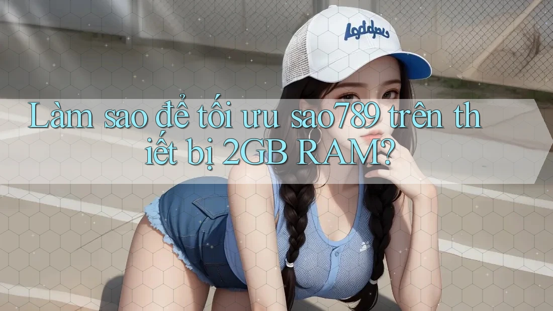 Làm sao để tối ưu sao789 trên thiết bị 2GB RAM?