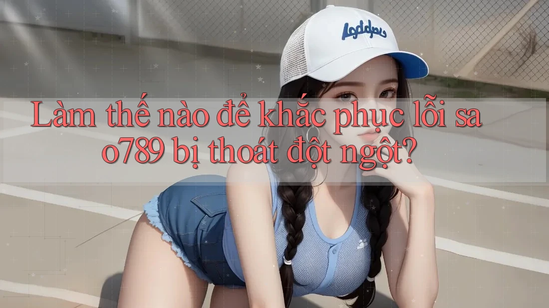 Làm thế nào để khắc phục lỗi sao789 bị thoát đột ngột? Làm thế nào để khắc phục lỗi sao789 bị thoát đột ngột?