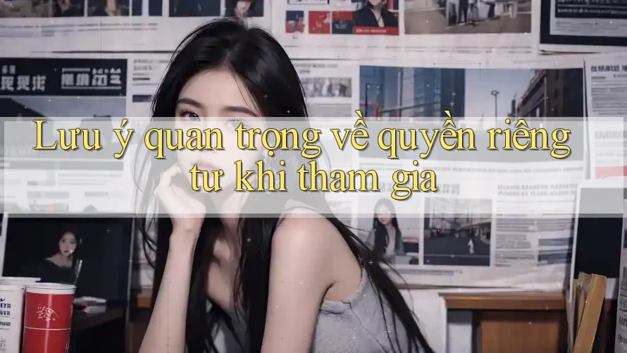 Lưu ý quan trọng về quyền riêng tư khi tham gia
