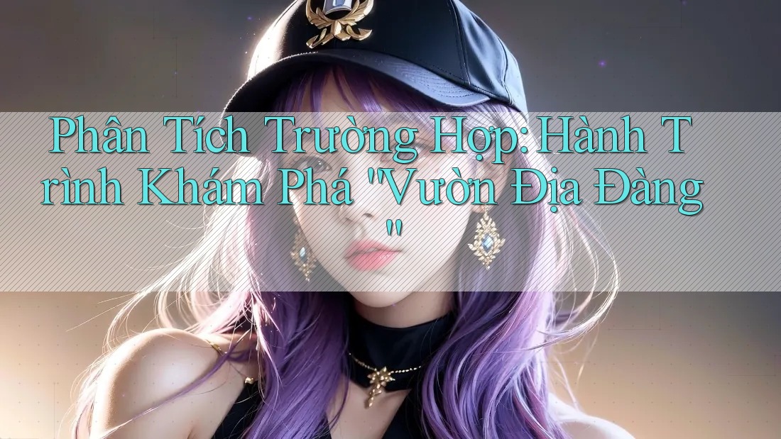 Phân Tích Trường Hợp: Hành Trình Khám Phá “Vườn Địa Đàng”