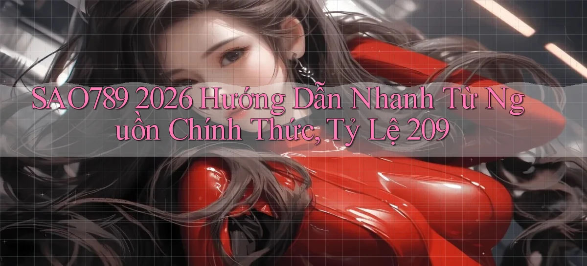 sao789 2026 hướng dẫn nhanh từ nguồn chính thức, tỷ lệ 209
