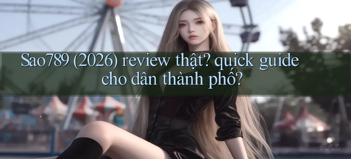 Sao789 (2026) review thật quick guide cho dân thành phố
