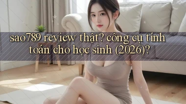 sao789 review thật công cụ tính toán cho học sinh (2026)