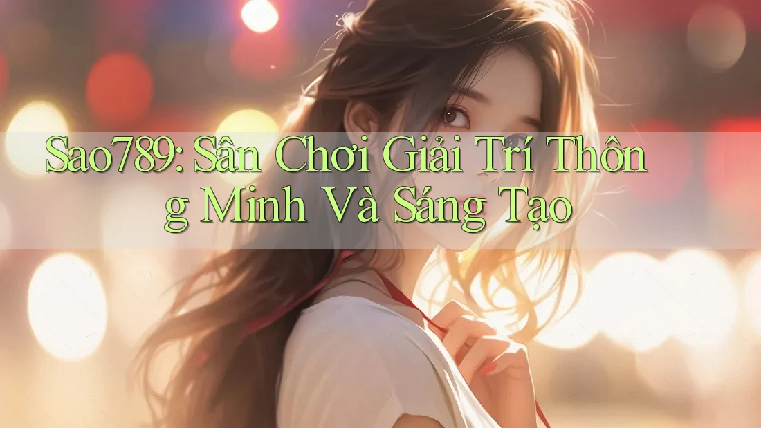 Sao789: Sân Chơi Giải Trí Thông Minh Và Sáng Tạo