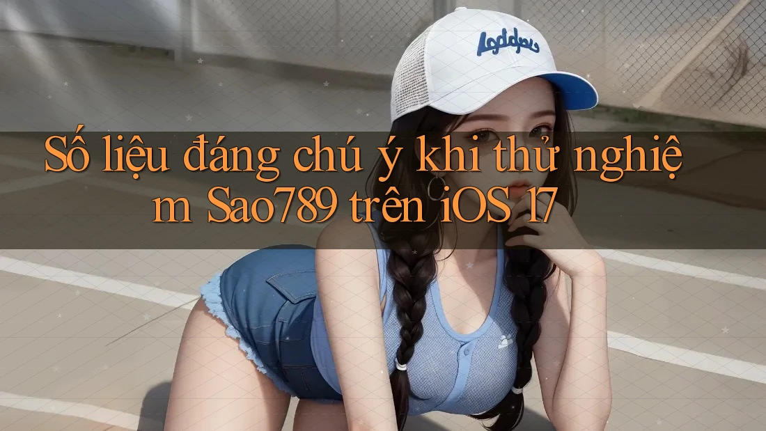 Số liệu đáng chú ý khi thử nghiệm Sao789 trên iOS 17 Số liệu đáng chú ý khi thử nghiệm Sao789 trên iOS 17