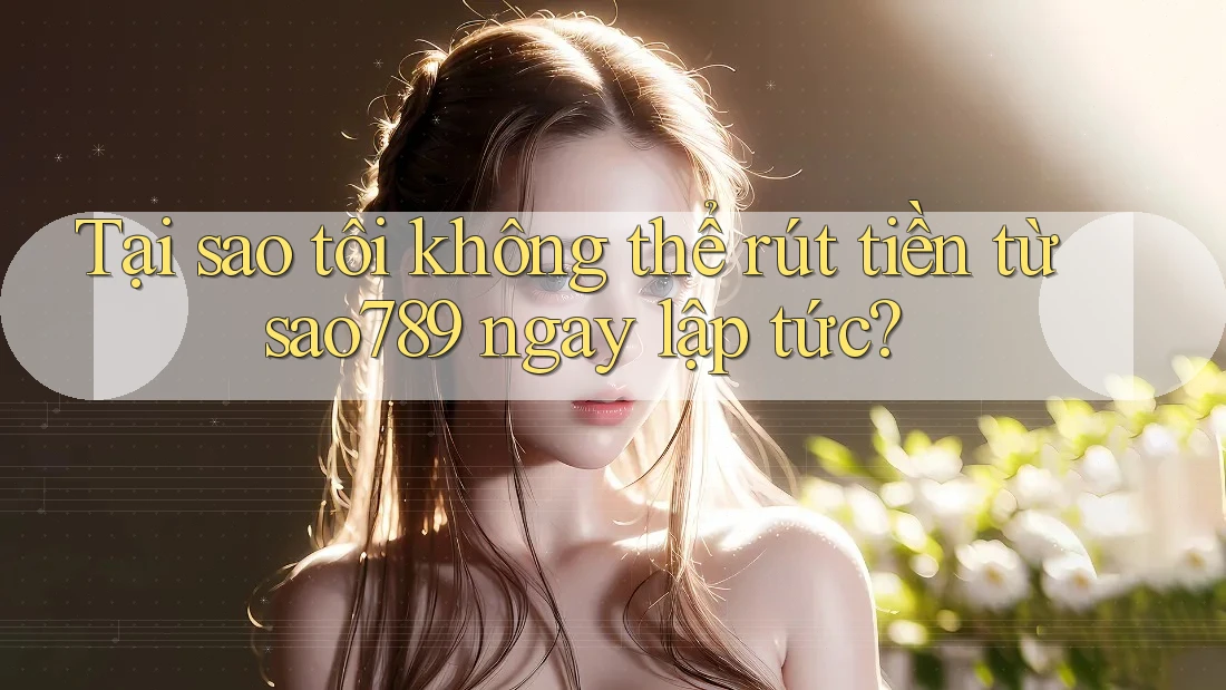 Tại sao tôi không thể rút tiền từ sao789 ngay lập tức? Tại sao tôi không thể rút tiền từ sao789 ngay lập tức?