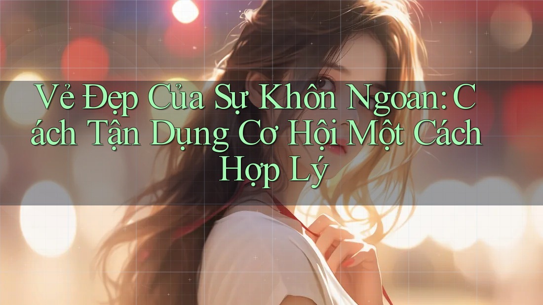 Vẻ Đẹp Của Sự Khôn Ngoan: Cách Tận Dụng Cơ Hội Một Cách Hợp Lý