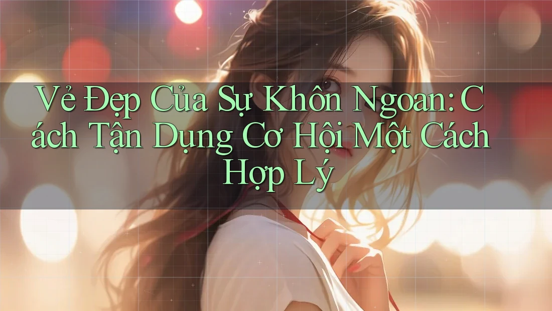 Vẻ Đẹp Của Sự Khôn Ngoan: Cách Tận Dụng Cơ Hội Một Cách Hợp Lý
